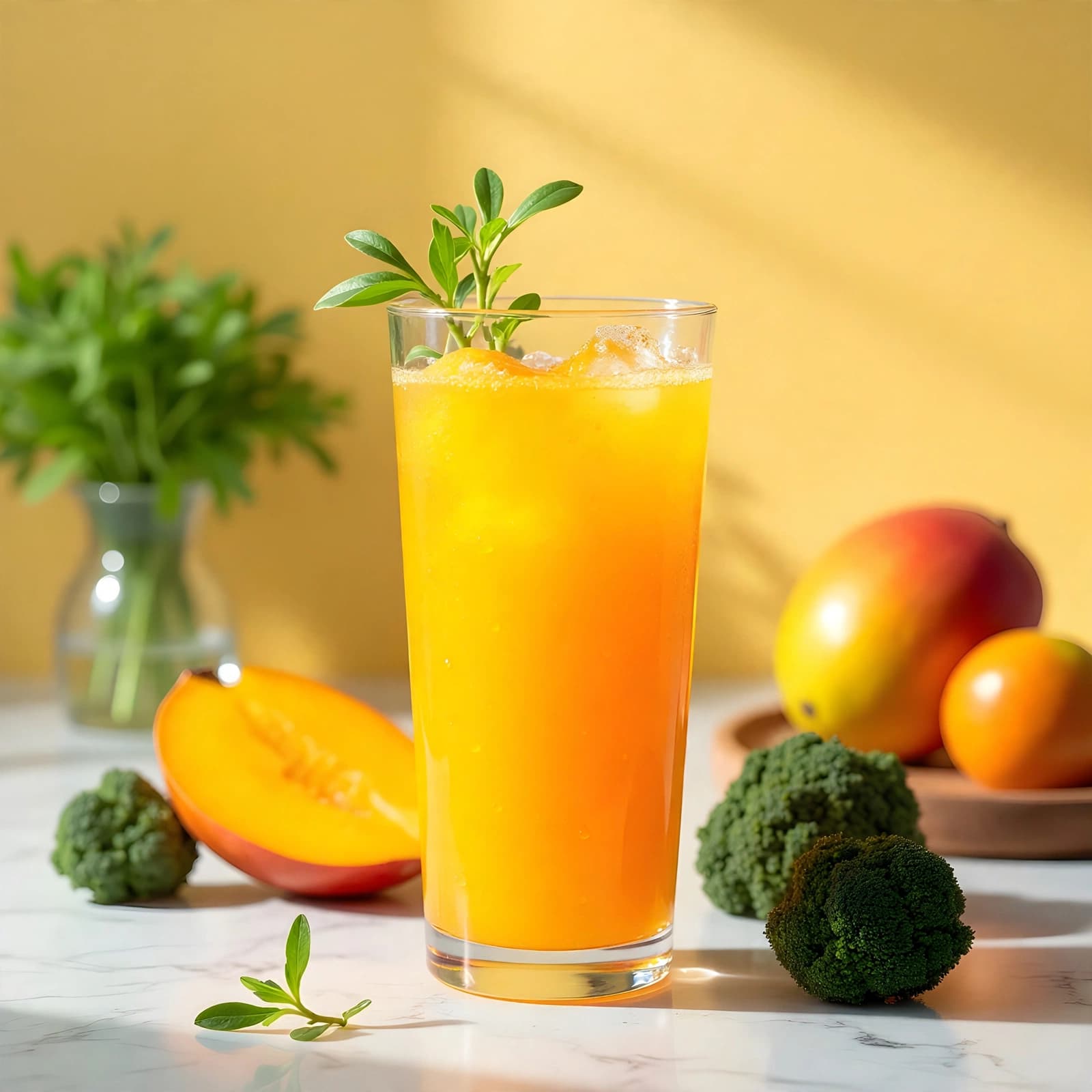 Sweet Mango Splash served chilled