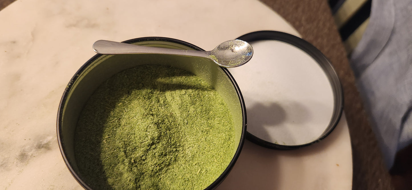 Organic microgreen pea and microgreen pea freeze dried