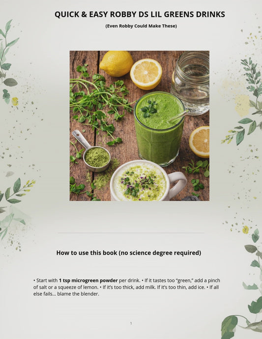 10 Easy and Quick Microgreen Drink Ideas